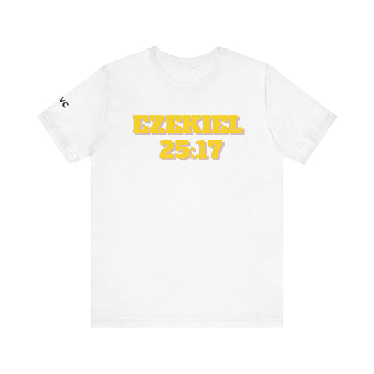 Ezekiel 25:17 Inspirational Unisex Short Sleeve Tee