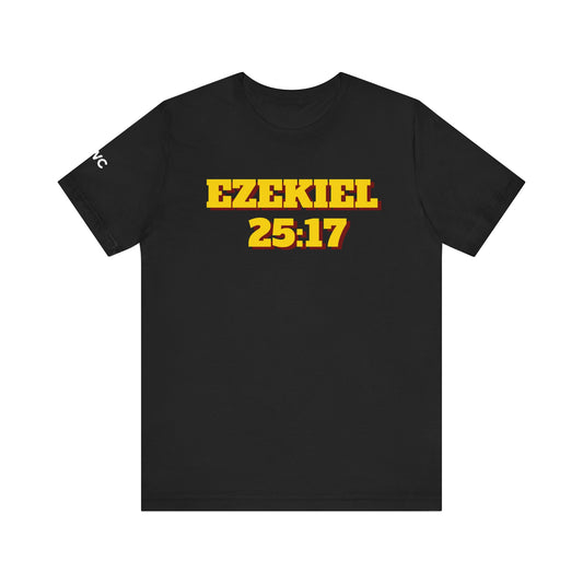 Ezekiel 25:17 Inspirational Unisex Short Sleeve Tee